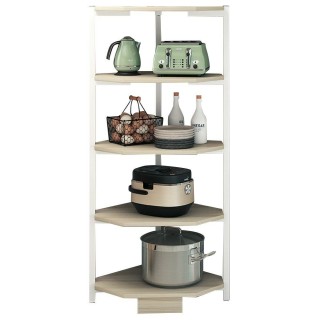 BAKAJI Γωνιακή Ραφιέρα 5 Ραφιών Μέταλλο Ξύλο Βιβλιοθήκη Γωνίας Πολ... BAKAJI Γωνιακή Ραφιέρα 5 Ραφιών Μέταλλο Ξύλο Βιβλιοθήκη Γωνίας Πολ...