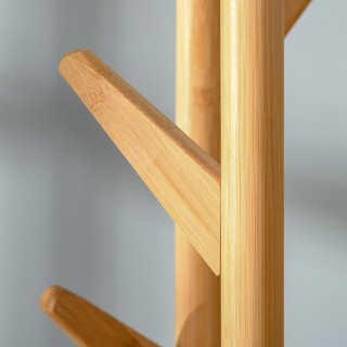 Παλτό HOMCOM με βάση ομπρέλας και 13 γάντζους, μέταλλο και μπαμπού,...