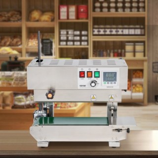 Συσκευή Συνεχούς Σφράγισης Σακουλών VEVOR - Κάθετος Σφραγιστής Ανοξ...