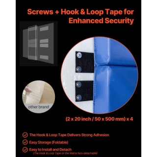 VEVOR Αδιάβροχο Στρώμα Γυμναστηρίου 5 εκ. για Μπάσκετ ZFXKQBYZFXKQU...