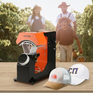 Αυτόματη Πρέσα Καπέλων VEVOR με 3 Θερμαντικά Μαξιλάρια για Μεταφορά... Αυτόματη Πρέσα Καπέλων VEVOR με 3 Θερμαντικά Μαξιλάρια για Μεταφορά...