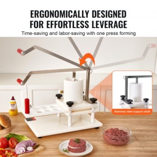 VEVOR Επαγγελματική Μηχανή Μπιφτεκιών με 3 Καλούπια (2/4/5 ιντσών) ... VEVOR Επαγγελματική Μηχανή Μπιφτεκιών με 3 Καλούπια (2/4/5 ιντσών) ...