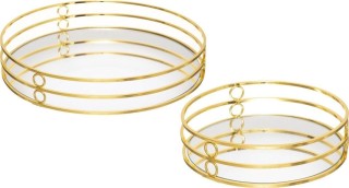 Atmosphera Διακοσμητικό Σετ Μεταλλικών Δίσκων με Καθρέφτη Feel 17... Atmosphera Διακοσμητικό Σετ Μεταλλικών Δίσκων με Καθρέφτη Feel 17...