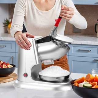 VEVOR Ηλεκτρικός Παρασκευαστής Θρυμματισμένου Πάγου και Χιονιού 220...