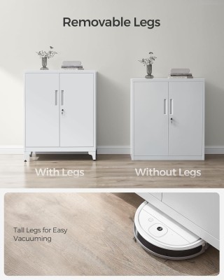 SONGMICS Πολυχρηστική  Nτουλάπα Γραφείου  40 x 80 x 90 cm με  Μοντέ...