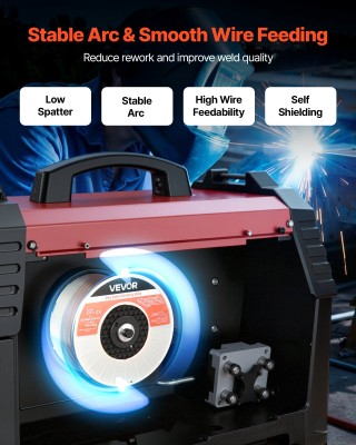 VEVOR Σύρμα Συγκόλλησης MIG Flux Core E71T-11 0.9mm 4.5kg Αυτοπροστ... VEVOR Σύρμα Συγκόλλησης MIG Flux Core E71T-11 0.9mm 4.5kg Αυτοπροστ...