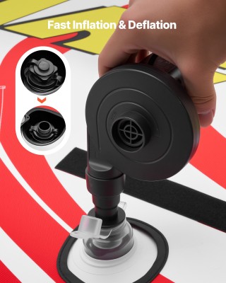 VEVOR Φουσκωτή Τσουλήθρα Θαλάσσης 4 Ατόμων για Ρυμούλκηση από Σκάφο...