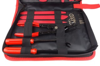 Σετ Εργαλείων Αφαίρεσης Ταπετσαρίας Αυτοκινήτου 19 τεμαχίων με τσάν... Σετ Εργαλείων Αφαίρεσης Ταπετσαρίας Αυτοκινήτου 19 τεμαχίων με τσάν...