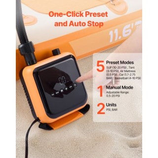 VEVOR Ασύρματη Αντλία SUP 40 PSI με Αυτόματη Απενεργοποίηση JBDDQB5... VEVOR Ασύρματη Αντλία SUP 40 PSI με Αυτόματη Απενεργοποίηση JBDDQB5...