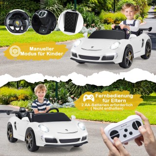 Costway Αδειοδοτημένο Παιδικό Ηλεκτροκίνητο Αυτοκίνητο RUF 12V με Ε...