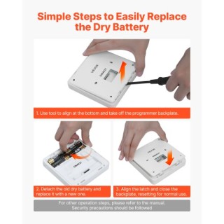 VEVOR Προγραμματιζόμενος Θερμοστάτης 7 Ημερών για Συστήματα Θέρμανσ... VEVOR Προγραμματιζόμενος Θερμοστάτης 7 Ημερών για Συστήματα Θέρμανσ...