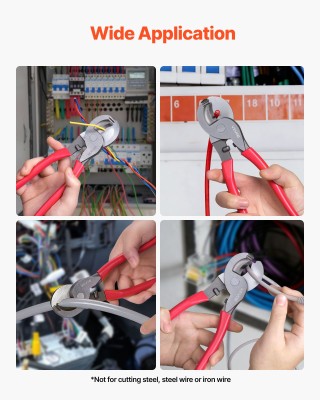 VEVOR Υψηλής Απόδοσης Κόφτης Καλωδίων, 235 mm Συμπαγής, Με Λεπίδες ...