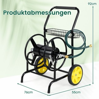 Costway  Μεταλλικό Καρότσι Λάστιχου: Μαύρη Σχάρα για Λάστιχο 20 mm,...