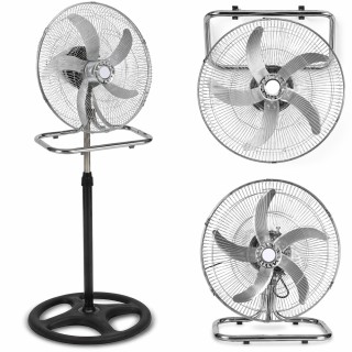ENRICO COVERI Ανεμιστήρας 3 σε 1 Δαπέδου, Επιτραπέζιος & Τοίχου, 3 ...