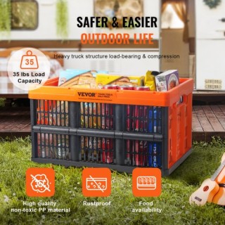 Πτυσσόμενα Πλαστικά Καλάθια Αποθήκευσης VEVOR 45L (Σετ 3)  KZDSLCWK...