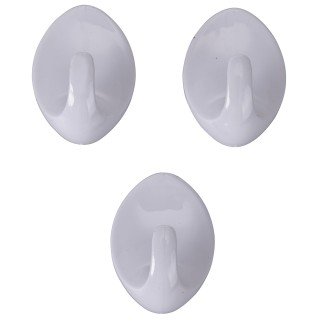 Galileo Σετ 3 Αυτοκόλλητοι Γάντζοι Σταγόνα από PP Πλαστικό - Διακρι...