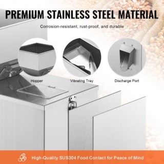 VEVOR  Αυτόματη Μηχανή Γεμίσματος Σκόνης 1-200g για Μπουκάλια & Σακ...