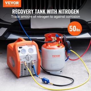 VEVOR Ανάκτηση Ψυκτικού 50lb Δεξαμενή 400 PSI Y Βαλβίδα LMHSGWFDK50...