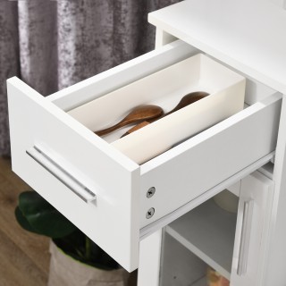 HOMCOM Μοντέρνος Μπουφές με Ντουλάπες και Συρτάρι, Ντουλάπα Κουζίνα... HOMCOM Μοντέρνος Μπουφές με Ντουλάπες και Συρτάρι, Ντουλάπα Κουζίνα...