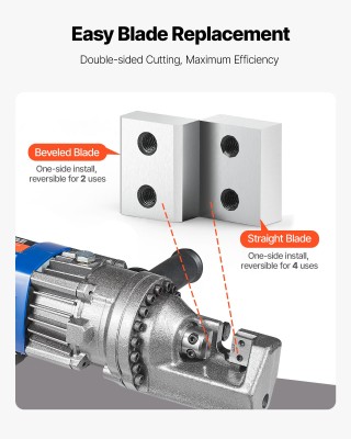 VEVOR Ανταλλακτικές Λεπίδες Κοπής Οπλισμού, 6 Τεμαχίων, Διπλής Όψης... VEVOR Ανταλλακτικές Λεπίδες Κοπής Οπλισμού, 6 Τεμαχίων, Διπλής Όψης...