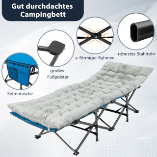 Costway  Άνετο Μαξιλάρι Ξαπλώστρας από Κρυστάλλινο Βελούδο για Εξωτ...