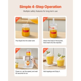 VEVOR Μηχανή Παραγωγής Θρυμματισμένου Πάγου 60KG/24H, Ηλεκτρική Μηχ... VEVOR Μηχανή Παραγωγής Θρυμματισμένου Πάγου 60KG/24H, Ηλεκτρική Μηχ...