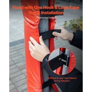 VEVOR Μαξιλάρι Μπασκέτας 180cm Ανθεκτικό για Στρογγυλό ή Τετράγωνο ... VEVOR Μαξιλάρι Μπασκέτας 180cm Ανθεκτικό για Στρογγυλό ή Τετράγωνο ...