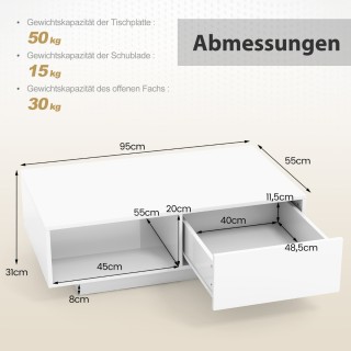 Costway Τραπέζι σαλονιού με 20 χρώματα LED φώτα και τηλεχειριστήρι... Costway Τραπέζι σαλονιού με 20 χρώματα LED φώτα και τηλεχειριστήρι...