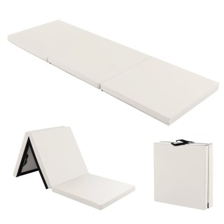 Costway Πτυσσόμενο Στρώμα Γυμναστικής με 2 Λαβές Αντιολισθητικό 180...