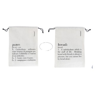 Villa dEste Home Σακουλάκι Ψωμιού από Βαμβάκι με Διπλής Όψεως Κορδό...