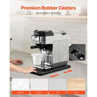 VEVOR Μαύρο Συρόμενος Δίσκος για Καφετιέρα 14.5 x 7.5 ίντσες CFSBHK...