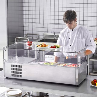 Ψυγείο Σαλάτας/Πίτσας VEVOR 140W με Γυάλινη Προστασία CE BLZLZDWT4... Ψυγείο Σαλάτας/Πίτσας VEVOR 140W με Γυάλινη Προστασία CE BLZLZDWT4...