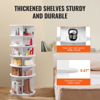 VEVOR Περιστρεφόμενος Πύργος Παπουτσιών 6 Επιπέδων Λευκός BSXZXJ6CG... VEVOR Περιστρεφόμενος Πύργος Παπουτσιών 6 Επιπέδων Λευκός BSXZXJ6CG...