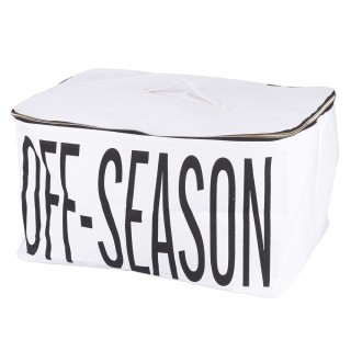 Villa dEste Home Μεγάλη Υφασμάτινη Θήκη Αποθήκευσης με Διπλό Φερμου...