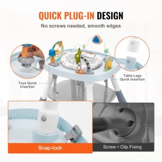 Κέντρο Δραστηριοτήτων Βρέφους VEVOR με Παιχνίδια και Μουσική  YEGDH...