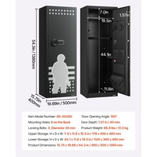 VEVOR Οπλοθήκη 10-12 Θέσεων με Γρήγορη Πρόσβαση και Ψηφιακή Κλειδαρ... VEVOR Οπλοθήκη 10-12 Θέσεων με Γρήγορη Πρόσβαση και Ψηφιακή Κλειδαρ...