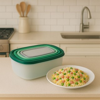 Galileo Σετ 6 δοχείων διατήρησης φρεσκάδας με καπάκι και δυνατότητα... Galileo Σετ 6 δοχείων διατήρησης φρεσκάδας με καπάκι και δυνατότητα...