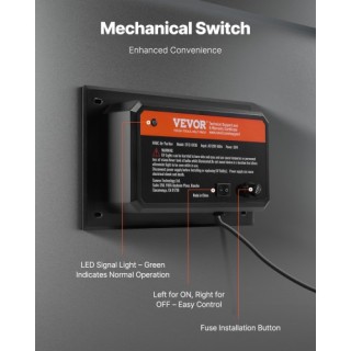 VEVOR Σύστημα Καθαρισμού Αέρα HVAC με Λάμπα UV 36W 16 ιντσών για Ολ...