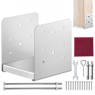 Ρυθμιζόμενη Βάση Στύλου VEVOR 152.4x152.4 από Ανοξείδωτο Ατσάλι για... Ρυθμιζόμενη Βάση Στύλου VEVOR 152.4x152.4 από Ανοξείδωτο Ατσάλι για...