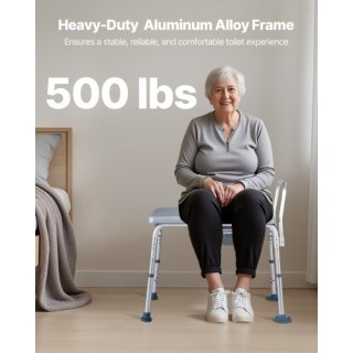 VEVOR Πολυλειτουργική Καρέκλα Τουαλέτας με Ρυθμιζόμενο Ύψος (227 kg... VEVOR Πολυλειτουργική Καρέκλα Τουαλέτας με Ρυθμιζόμενο Ύψος (227 kg...