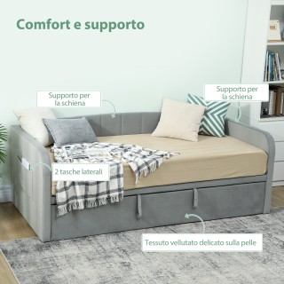 HOMCOM Καναπές Κρεβάτι 3 Θέσεων με Αποσπώμενο Κρεβάτι που Μετατρέπε... HOMCOM Καναπές Κρεβάτι 3 Θέσεων με Αποσπώμενο Κρεβάτι που Μετατρέπε...