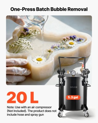 VEVOR 20L Δοχείο Πίεσης Βαφής από Ατσάλι για Οικιακή Χρήση, DIY & Κ... VEVOR 20L Δοχείο Πίεσης Βαφής από Ατσάλι για Οικιακή Χρήση, DIY & Κ...