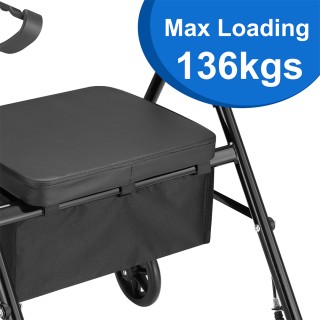 BAKAJI Πτυσσόμενο Περπατούρα με Καθισμα για Ηλικιωμένους και Άτομα ... BAKAJI Πτυσσόμενο Περπατούρα με Καθισμα για Ηλικιωμένους και Άτομα ...