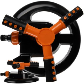 Ποτιστικό Κήπου 360° Περιστρεφόμενο με 3 Ρυθμιζόμενους ΒραχίονεςΜαύ...