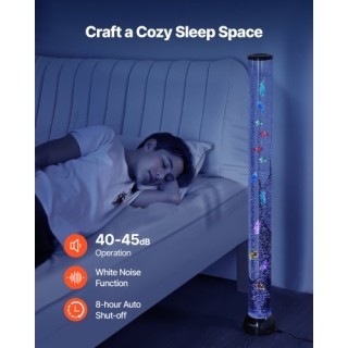 VEVOR Λάμπα Γυάλινου Σωλήνα 16 Χρωμάτων 4 ft Αισθητηριακό Ενυδρείο ...