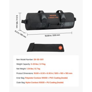 VEVOR Τσάντα Άμμου Γυμναστικής Βαρέως Τύπου για CrossFit και Προπόν... VEVOR Τσάντα Άμμου Γυμναστικής Βαρέως Τύπου για CrossFit και Προπόν...