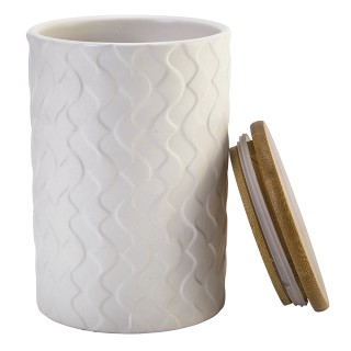 Villa DEste  Σετ 3 βαζάκια 750 ml από κεραμικό υλικό με καπάκι από ...