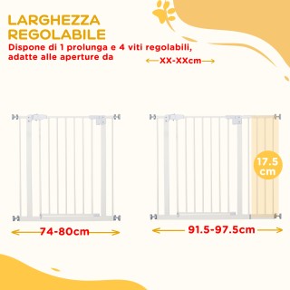PawHut Επεκτάσιμο Παιδικό Πόρτα για Σκύλους με Πίεση και Αυτόματο Κ... PawHut Επεκτάσιμο Παιδικό Πόρτα για Σκύλους με Πίεση και Αυτόματο Κ...