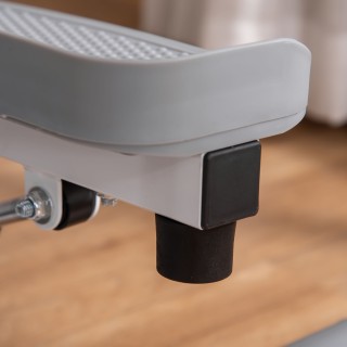 HOMCOM Stepper με Οθόνη LCD, Ρυθμιζόμενο Τιμόνι και Ελαστικά Ιμάντα...