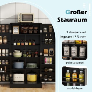 Costway Ντουλάπι Κουζίνας με 2 Πόρτες & 6 Ρυθμιζόμενα Ράφια 60 x 40...